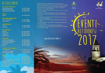 CALENDARIO EVENTI ESTIVI 2017