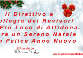 AUGURI FESTIVITA’ NATALIZIE