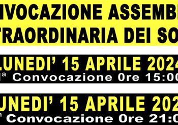 CONVOCAZIONE ASSEMBLEA STRORDINARIA DEI SOCI 2024